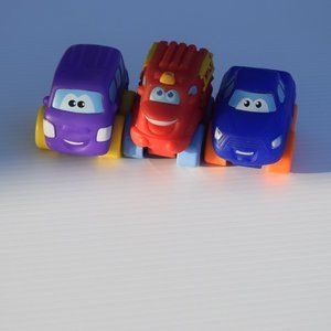 Lot of 3 Polyfect Toys Toddler Play Cars